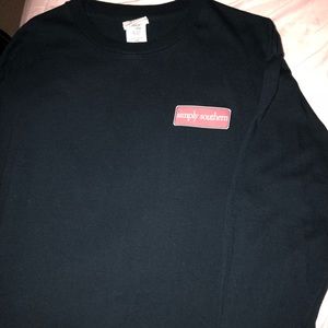 Simply Southern, navy blue long sleeved t